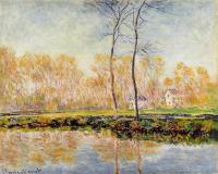 Monet, Claude Oscar - The Banks of the River Epte at Giverny
